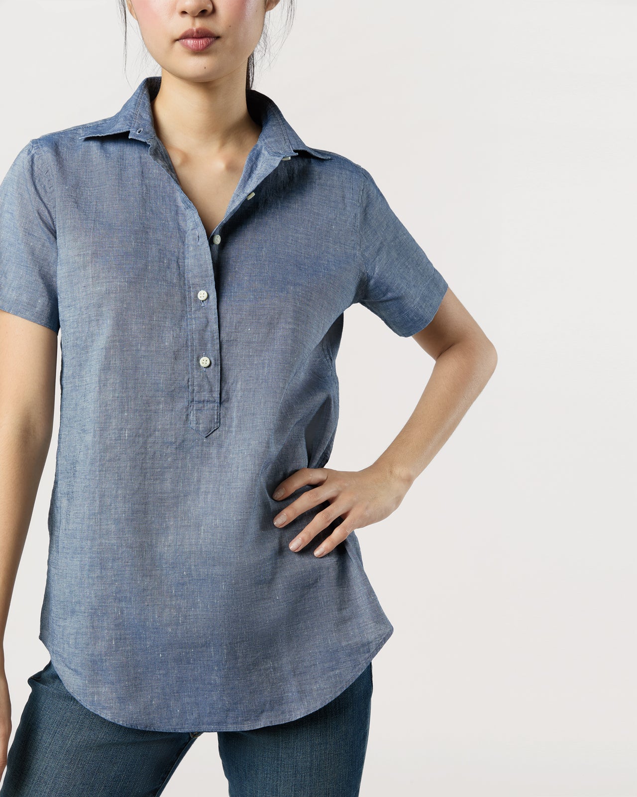 Scout Shirt in Indigo Cotolino Chambray