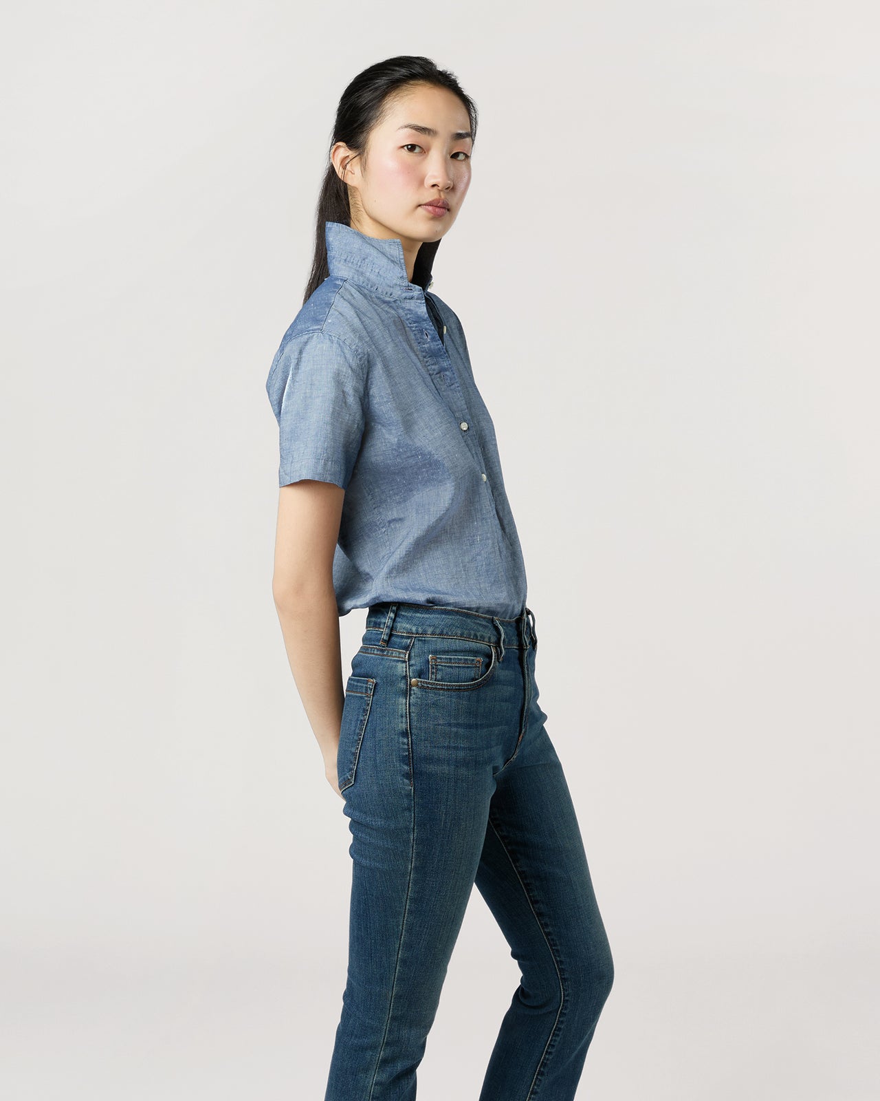 Scout Shirt in Indigo Cotolino Chambray