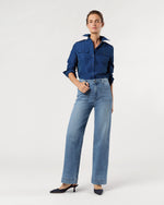 Load image into Gallery viewer, Coco Patch Pocket Jean in 7-Year Indigo Stretch Denim
