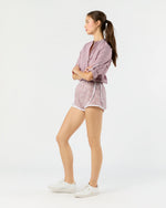Load image into Gallery viewer, Track Short in Pink Katie &amp; Millie Liberty Fabric
