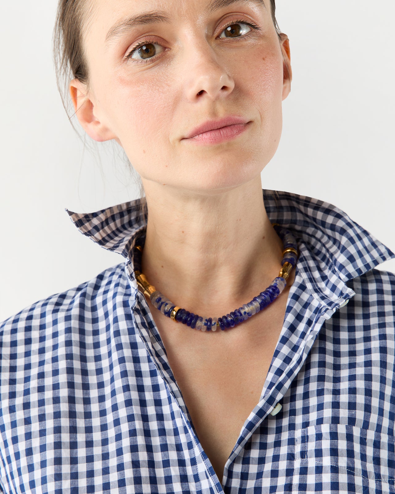 Toga Beach Necklace in Dark Blue Wave