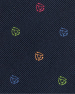 Load image into Gallery viewer, Silk Woven Tie in Pacific/Multi Adaptor

