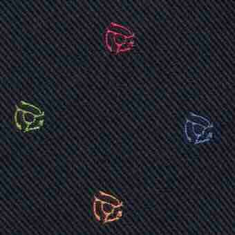 Silk Woven Tie in Pacific/Multi Adaptor