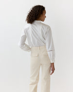 Load image into Gallery viewer, Lina Blouse in Ivory Poplin
