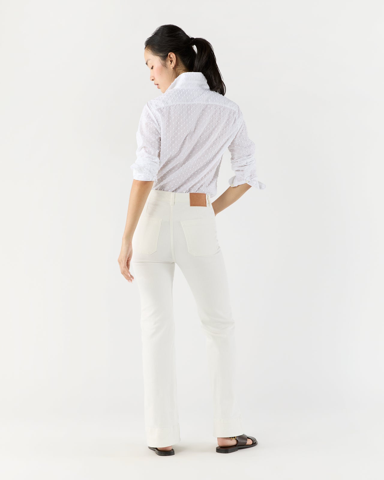 St Monica Jean in Natural White