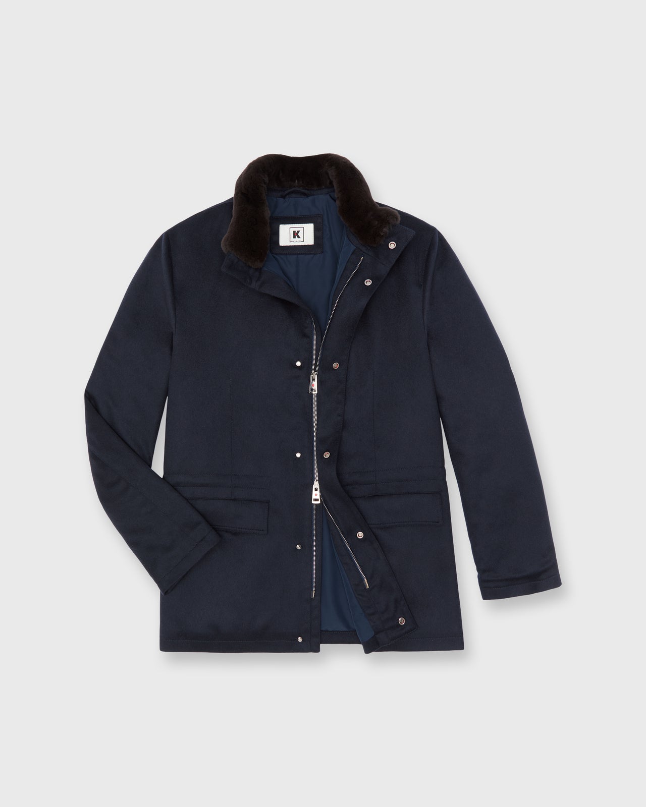 Saltaw Coat in Navy