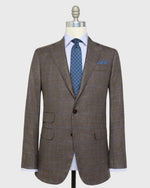 Load image into Gallery viewer, Virgil No. 2 Jacket in Mocha/Blue/Green Plaid Twill
