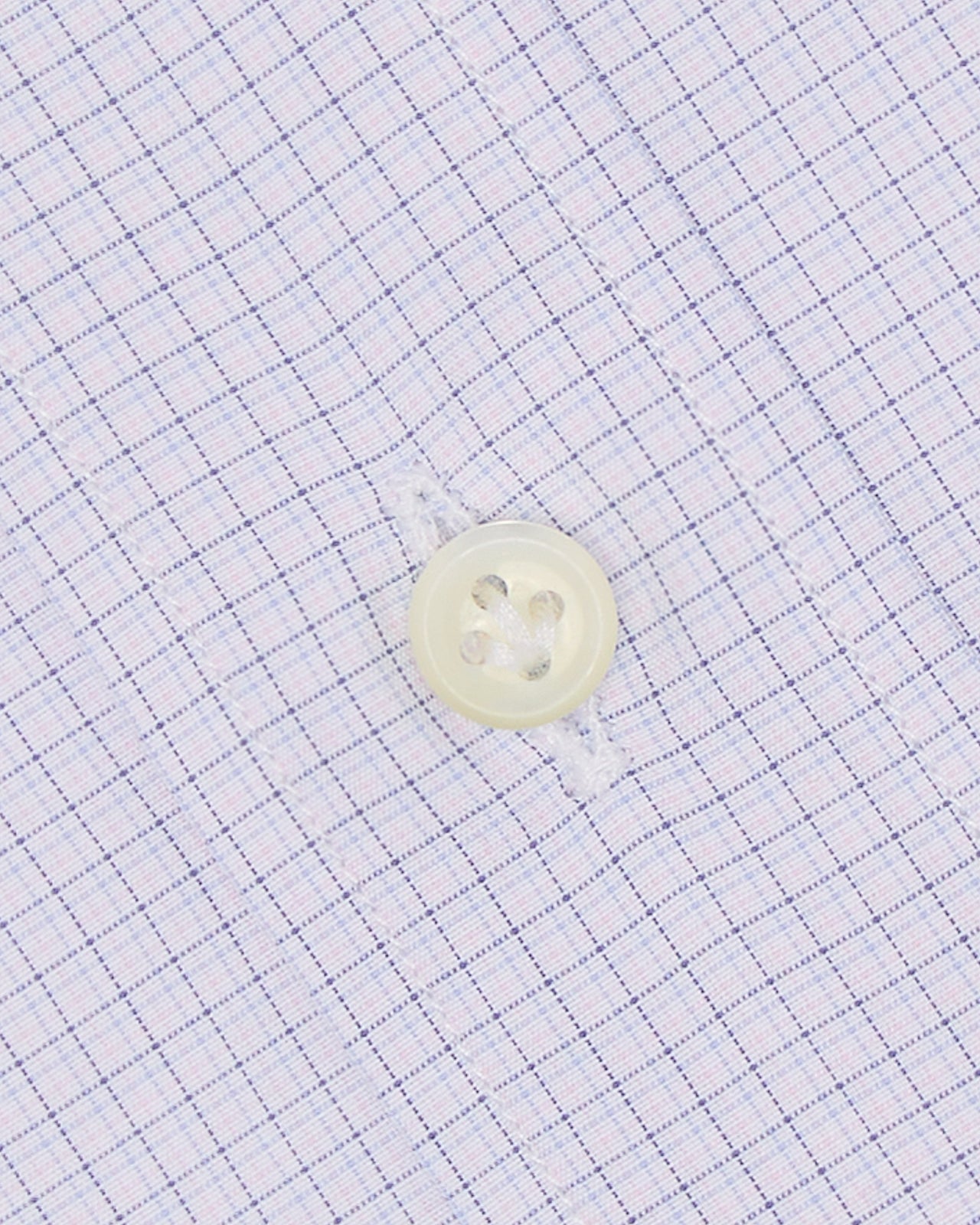 Otto Handmade Dress Shirt in White/Pink/Blue Check Poplin