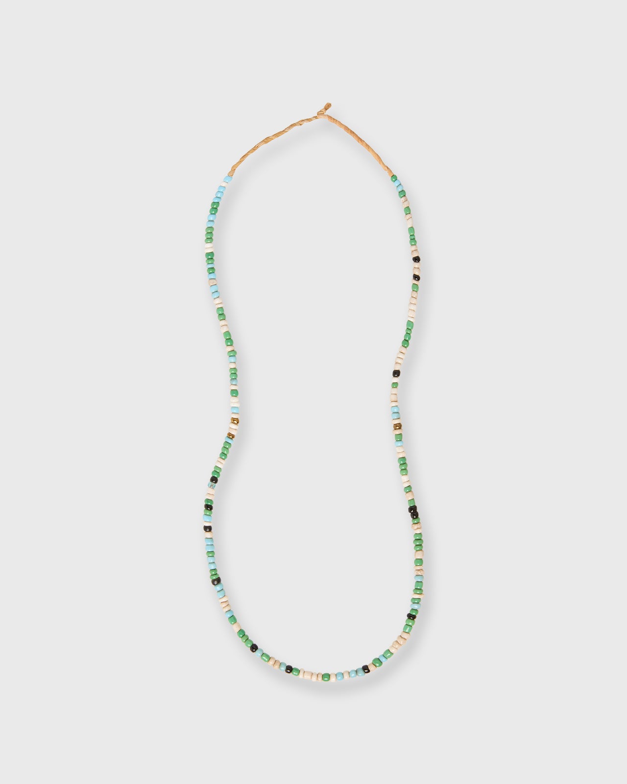 Very Small African Beads in Blue/Green Multi