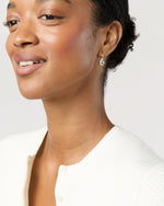 Load image into Gallery viewer, Egg Drop Earrings in Silver
