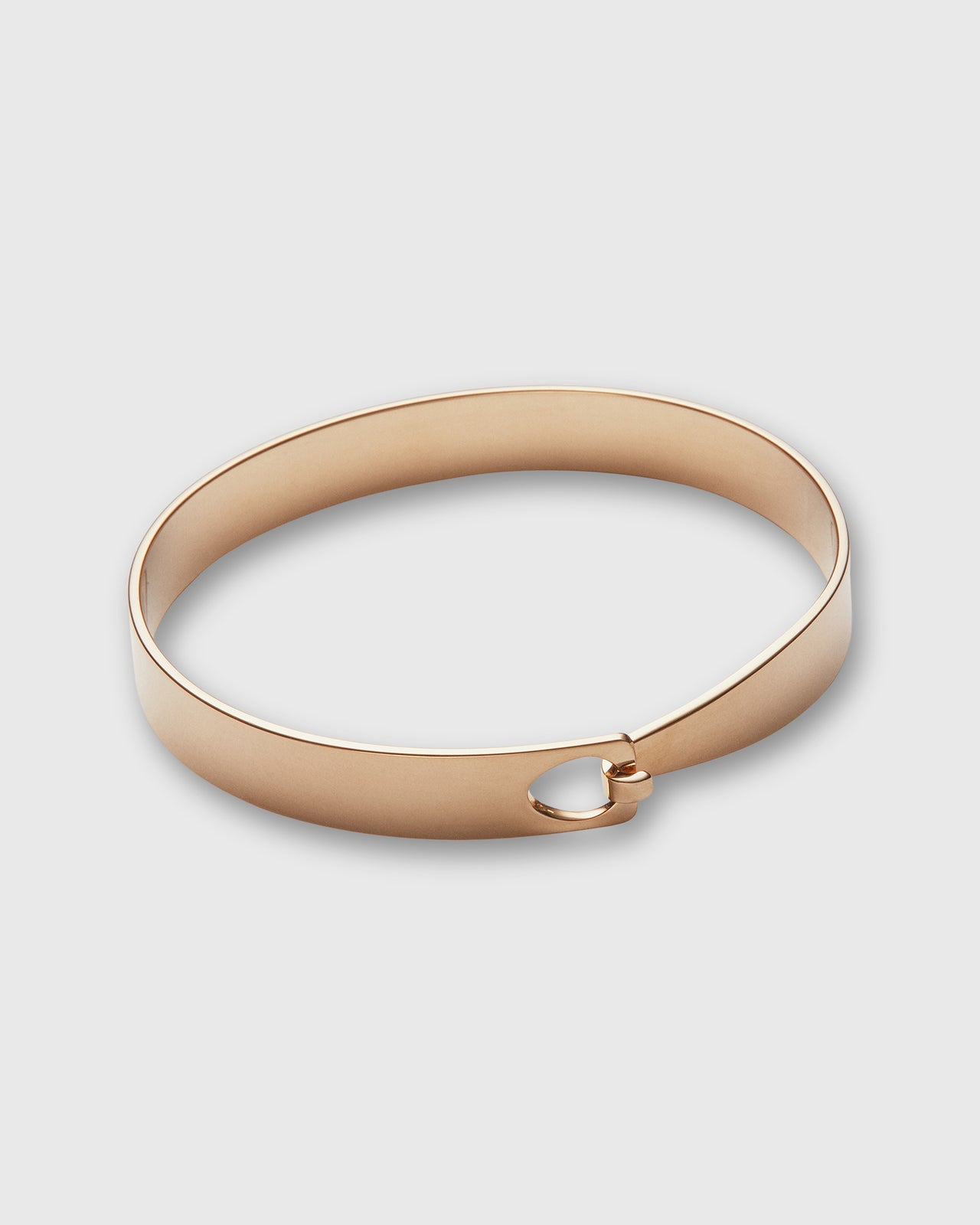 Wide Flat Cuff in Gold