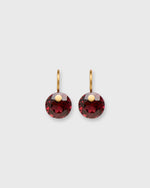 Load image into Gallery viewer, Extra Small Brilliant Earrings in Garnet
