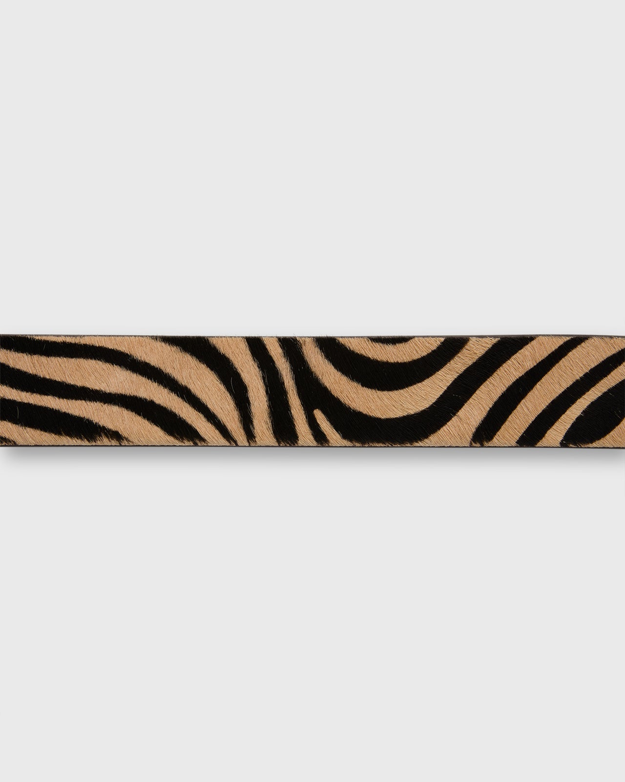 1.5" Conroy Belt in Zebra Calf Hair