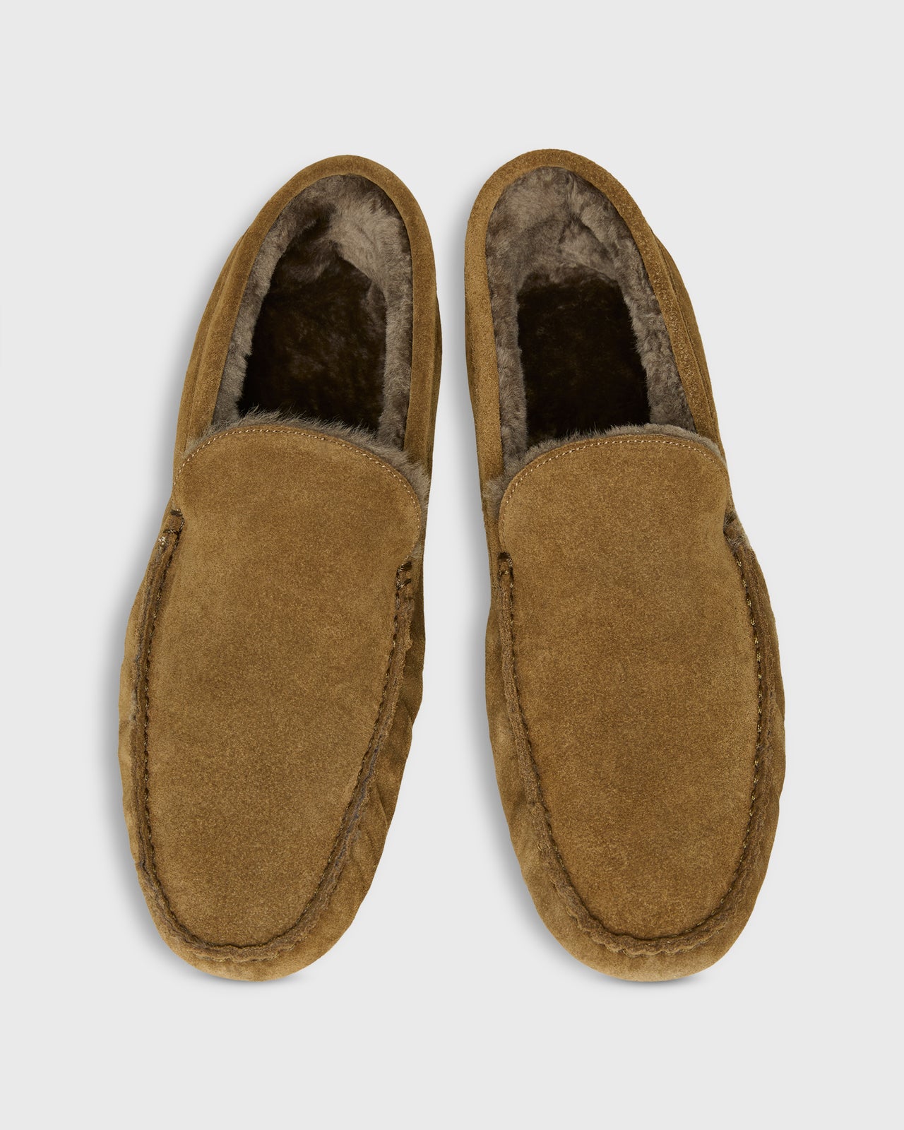 Casa Pantufa Moccasin in Acorn Suede