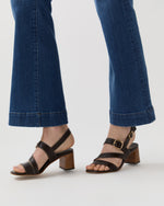 Load image into Gallery viewer, Kendall Flare 5-Pocket Jean in 3-Year Indigo Stretch Denim
