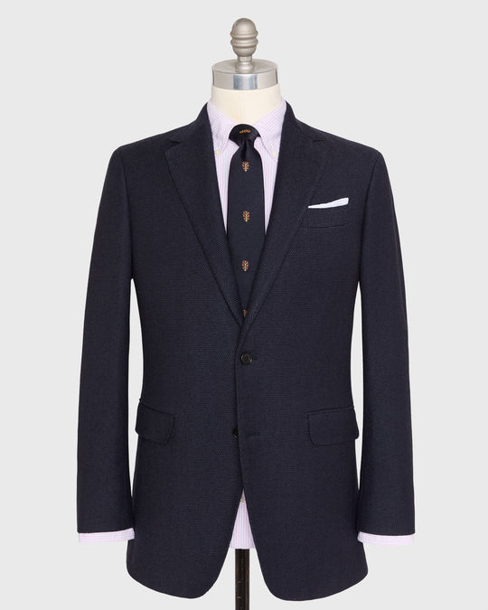 Virgil No. 2 Jacket in Navy Monk's Cloth
