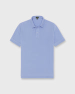 Load image into Gallery viewer, Court Polo in Light Blue Pima Pique
