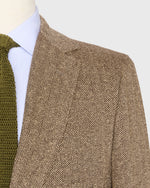 Load image into Gallery viewer, Ghost Rider Jacket in Chocolate/Wheat Herringbone
