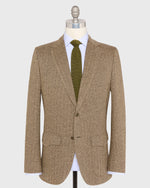 Load image into Gallery viewer, Ghost Rider Jacket in Chocolate/Wheat Herringbone
