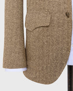 Load image into Gallery viewer, Ghost Rider Jacket in Chocolate/Wheat Herringbone
