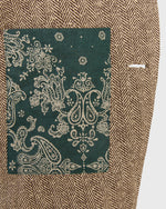 Load image into Gallery viewer, Ghost Rider Jacket in Chocolate/Wheat Herringbone

