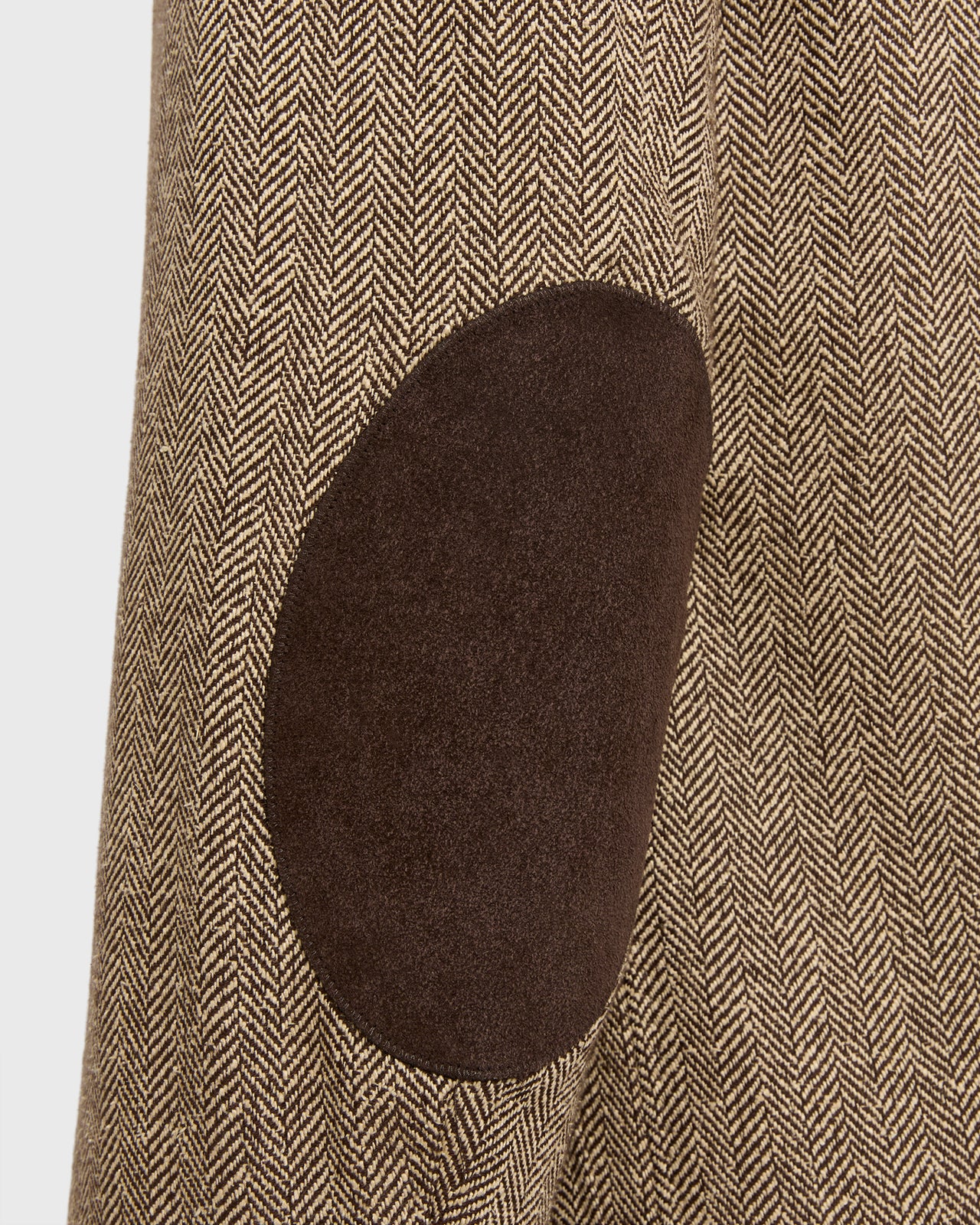 Ghost Rider Jacket in Chocolate/Wheat Herringbone