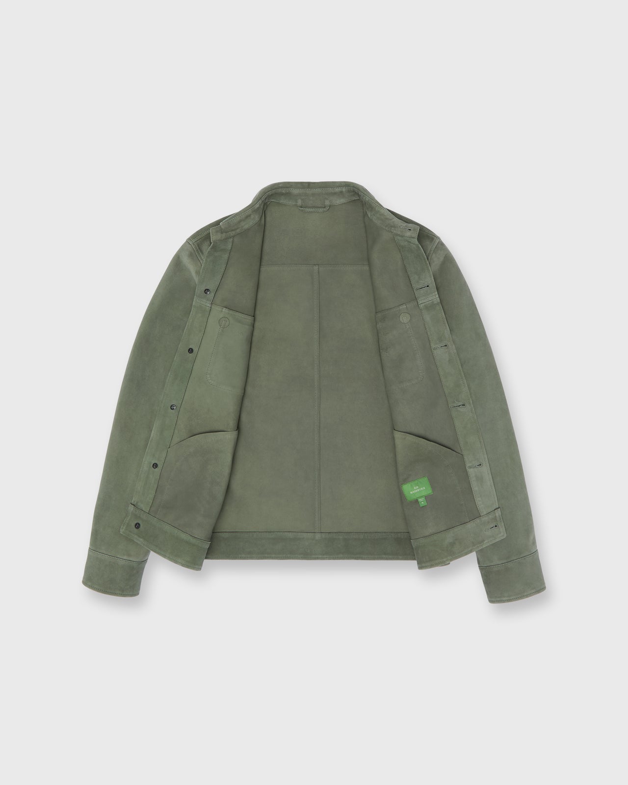 Work Jacket in Thyme Suede