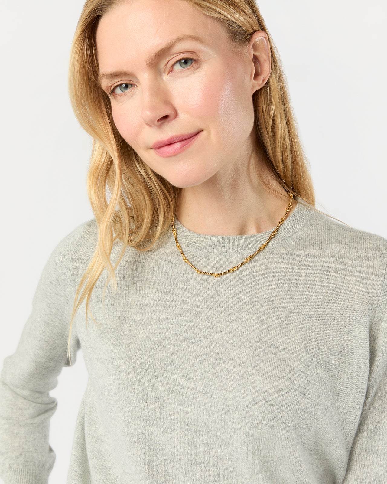 Twisted Chain Necklace in Gold