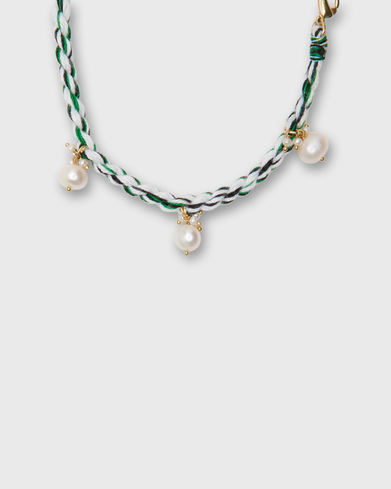 Pearl Jam Bracelet in Green/White