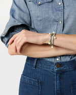 Load image into Gallery viewer, Pearl Jam Bracelet in Green/White
