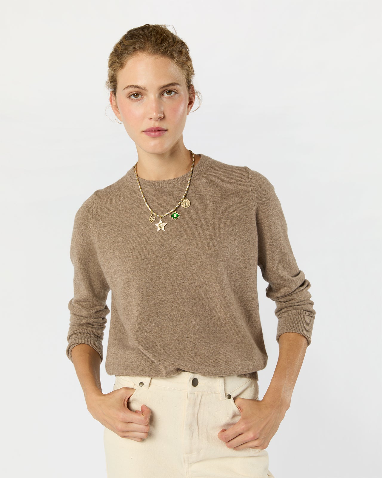 Medal Necklace in Gold