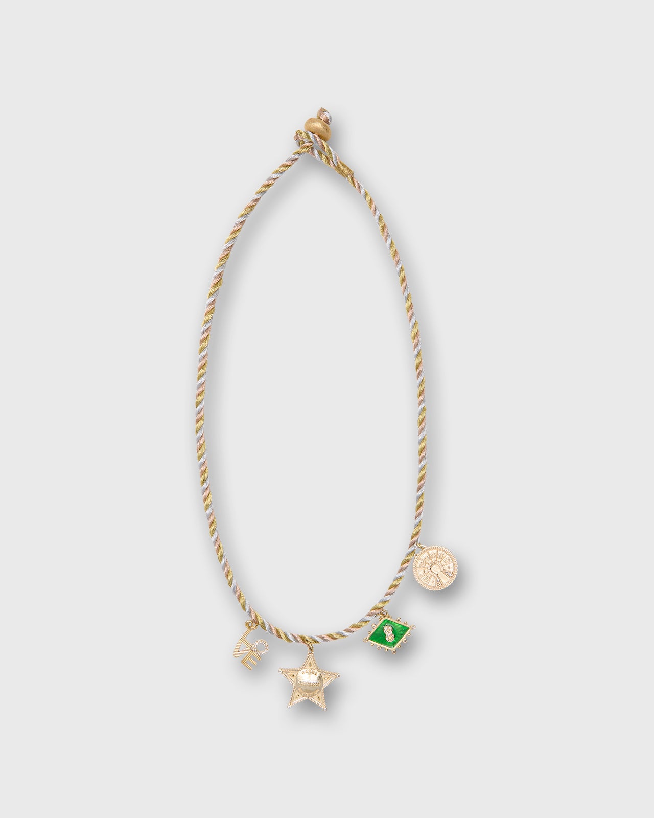 Medal Necklace in Gold