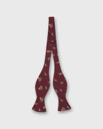 Load image into Gallery viewer, Silk Bow Tie in Red Bridgewater Duck
