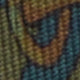 Silk Print Tie in Green/Brown Equestrian