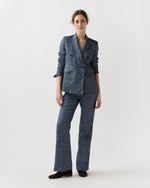 Load image into Gallery viewer, Concetta Jacket in Indigo Cotolino Chambray
