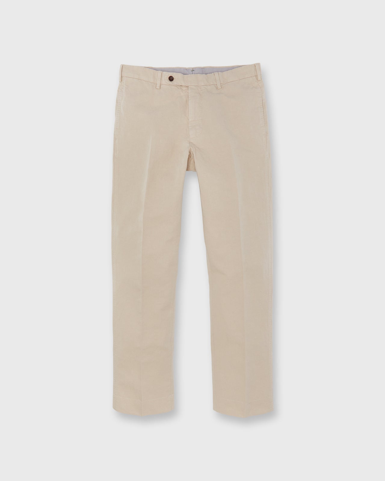 Garment-Dyed Sport Trouser in Sand Cotolino Twill