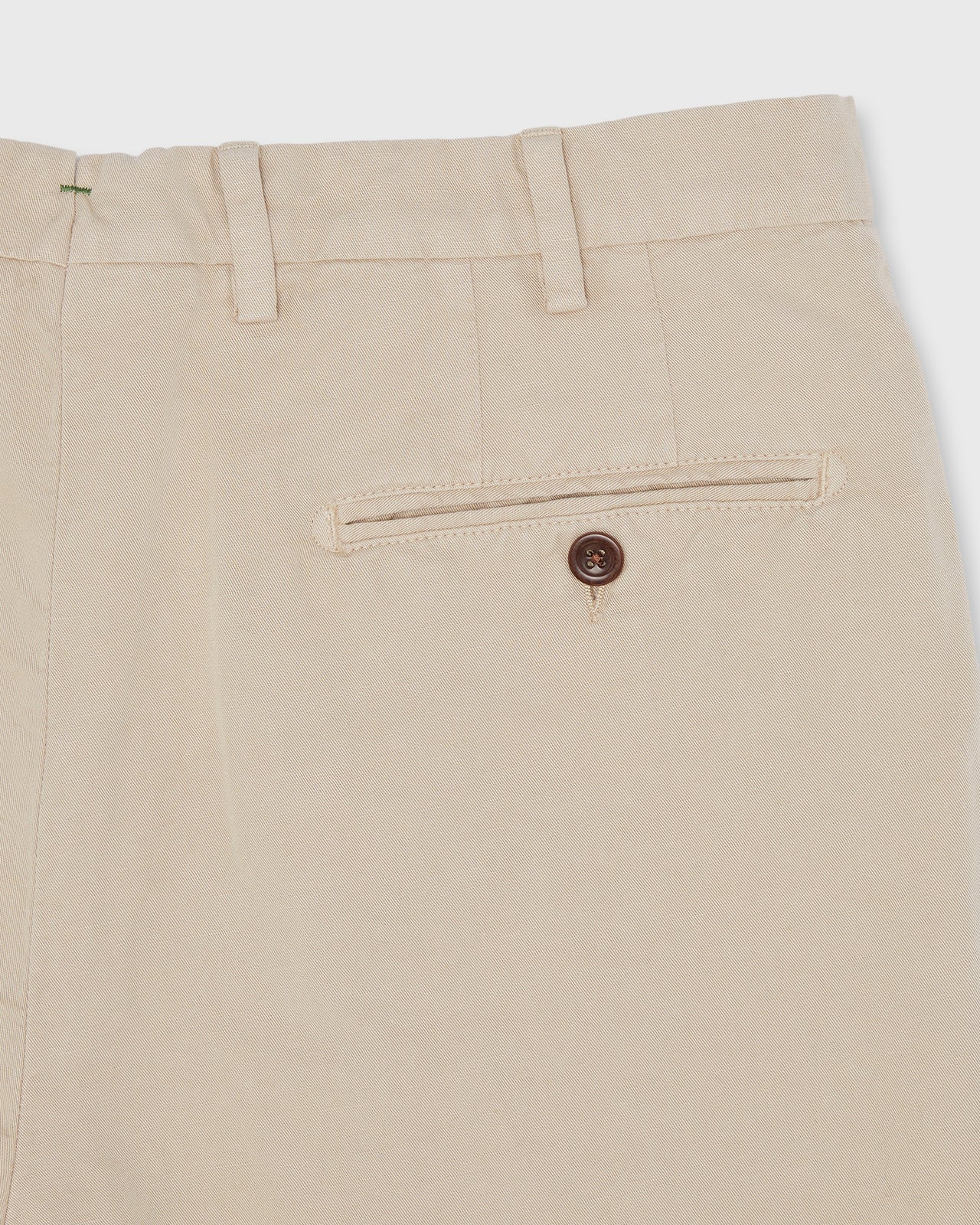 Garment-Dyed Sport Trouser in Sand Cotolino Twill
