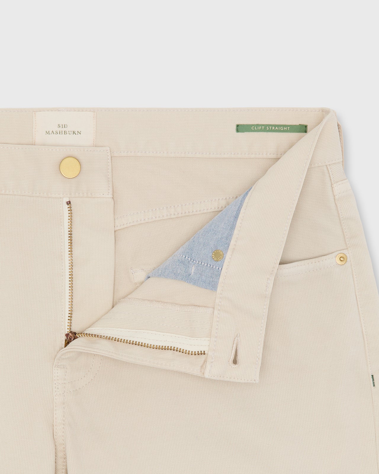 Clift Straight Leg Jean in Stone Bedford Corduroy