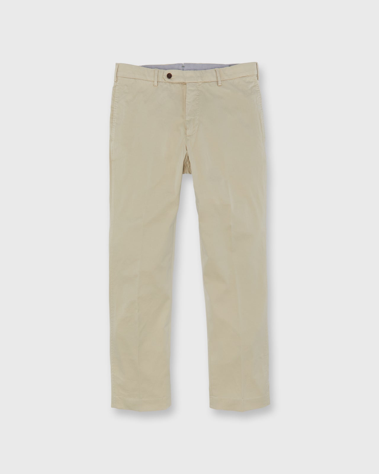 Garment-Dyed Sport Trouser in Sand Summer Poplin