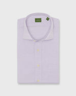 Load image into Gallery viewer, Spread Collar Sport Shirt in Lavender Graph Check Cotolino
