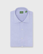 Load image into Gallery viewer, Spread Collar Dress Shirt in Blue Micro Cellulare
