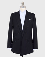 Load image into Gallery viewer, Virgil No. 3 Double-Breasted Suit in Navy High-Twist
