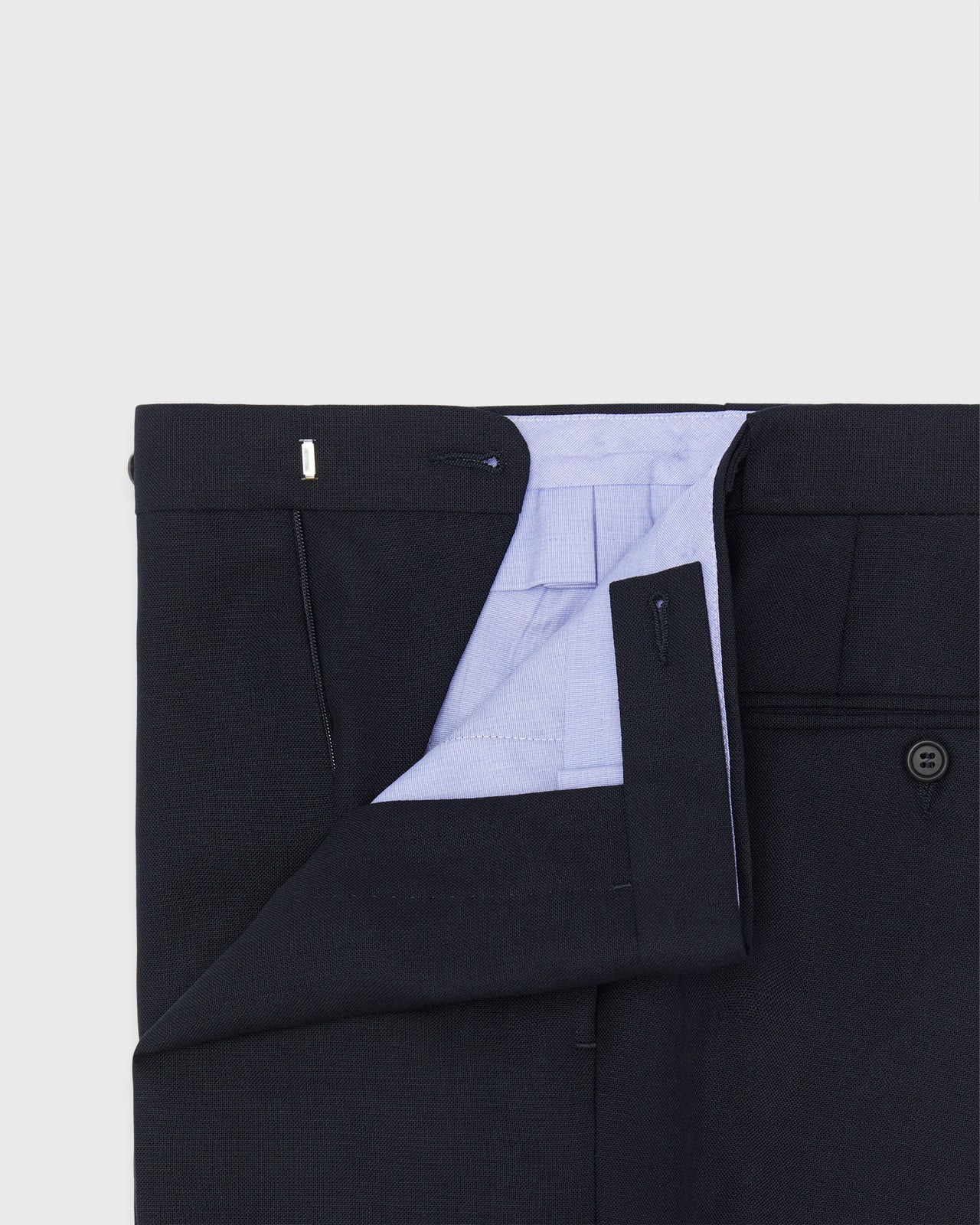 Virgil No. 3 Double-Breasted Suit in Navy High-Twist