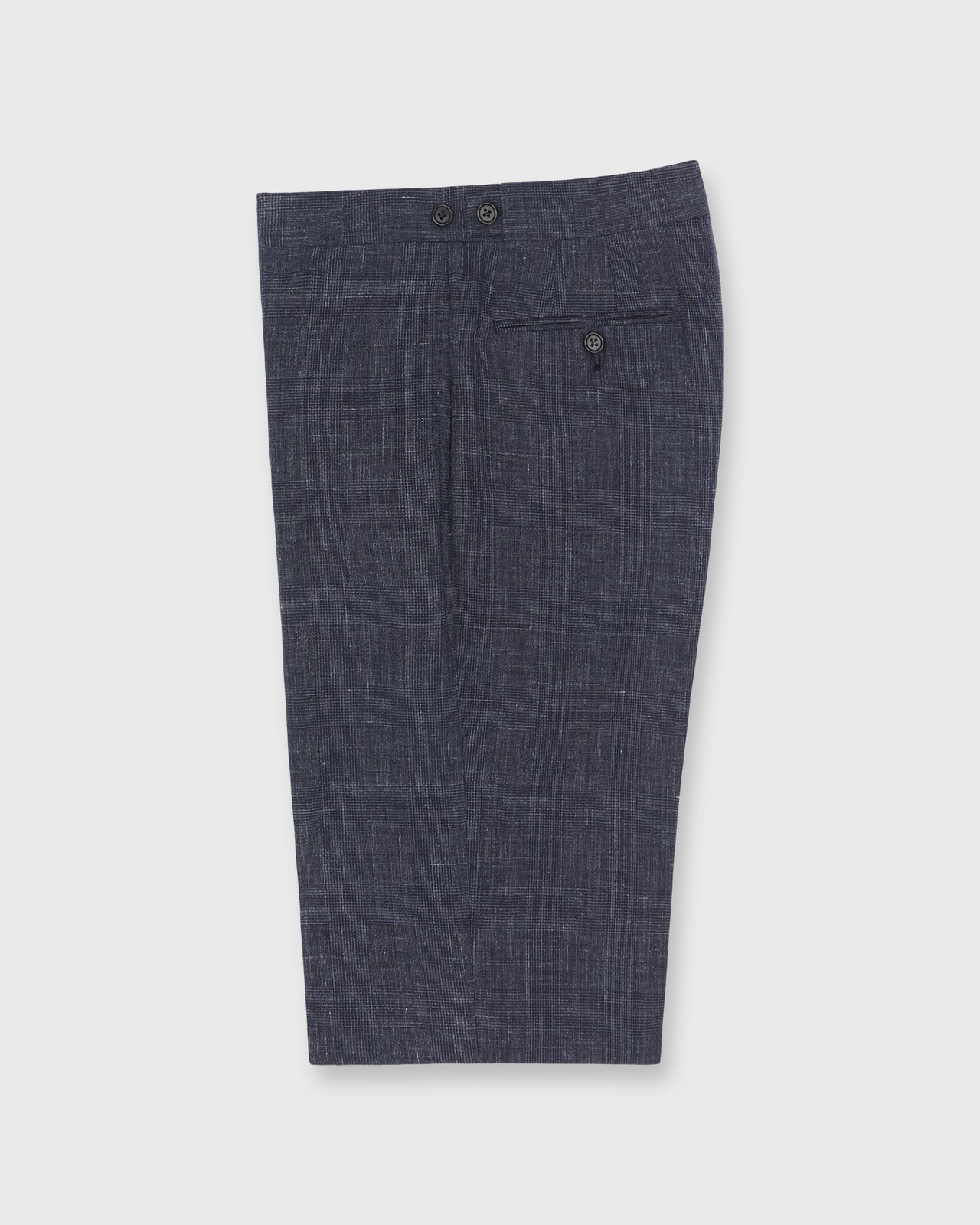 Virgil No. 4 Suit in Char Navy Glen Plaid Tropical Wool