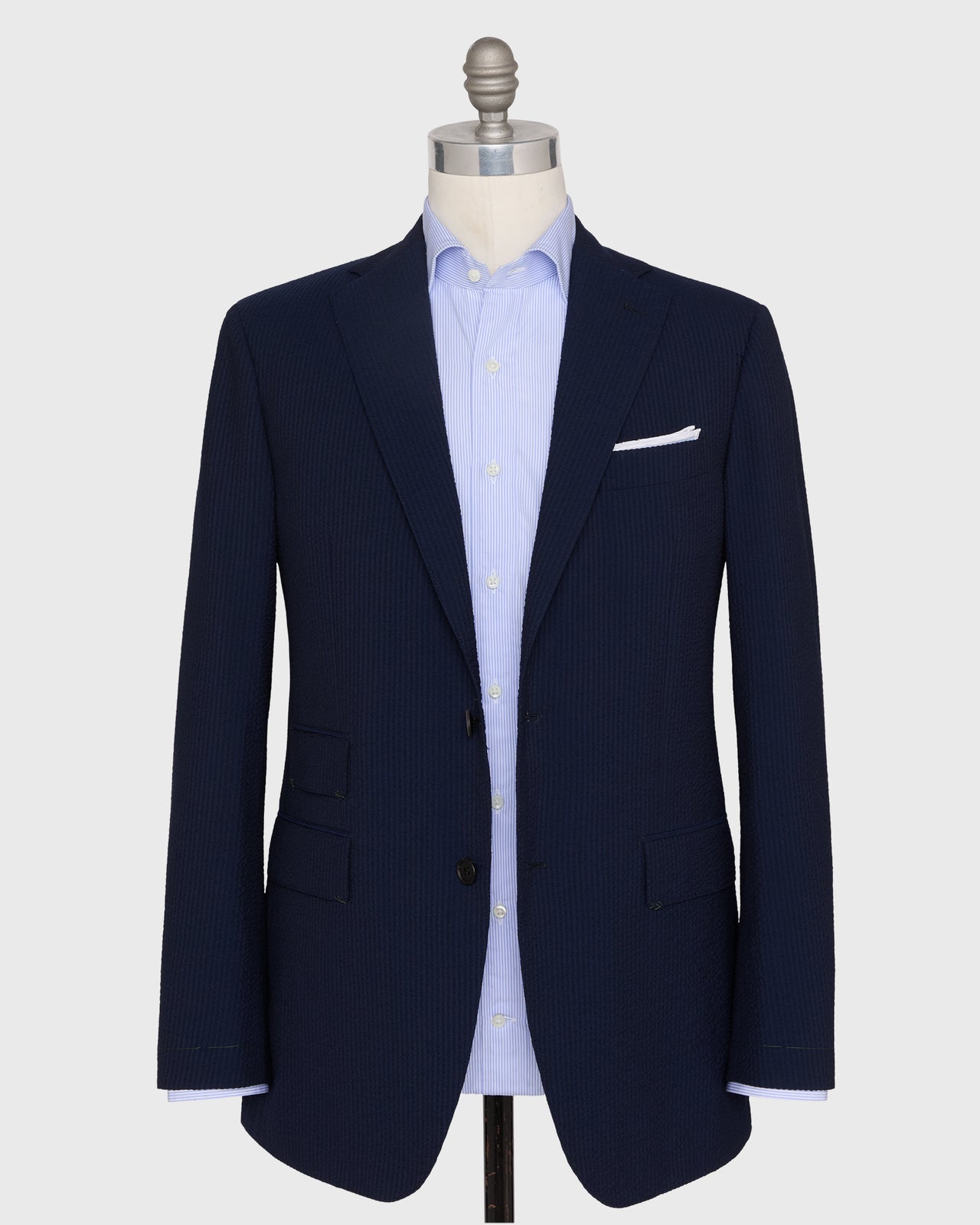 Kincaid No. 3 Suit in Navy Seersucker