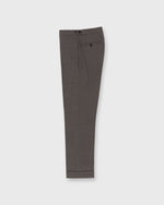 Load image into Gallery viewer, Side-Tab Dress Trouser in Mocha Tropical Wool
