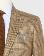 Load image into Gallery viewer, Virgil No. 4 Jacket in Wheat/Chocolate/Coral Glen Plaid Hopsack
