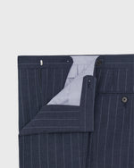 Load image into Gallery viewer, Virgil No. 3 Suit in Airforce/Sky Chalk Stripe Plainweave
