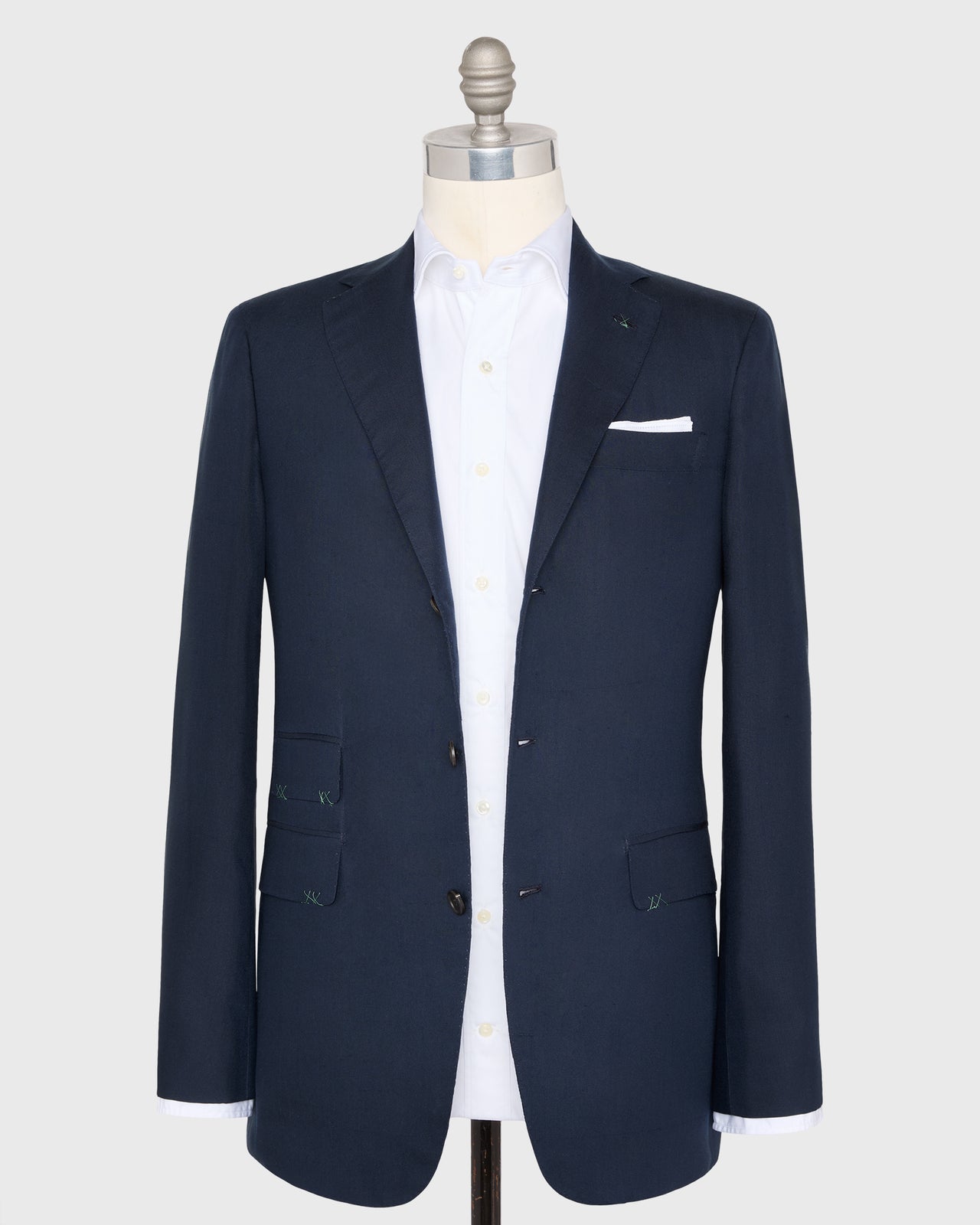 Virgil No. 4 Suit in Midnight Dupioni Silk