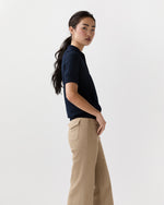 Load image into Gallery viewer, Tasha Polo in Navy Ice Cotton
